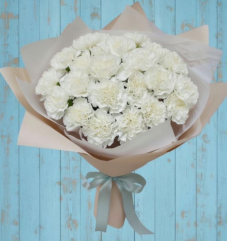 Букет цветов из: Гвоздики в Токсово