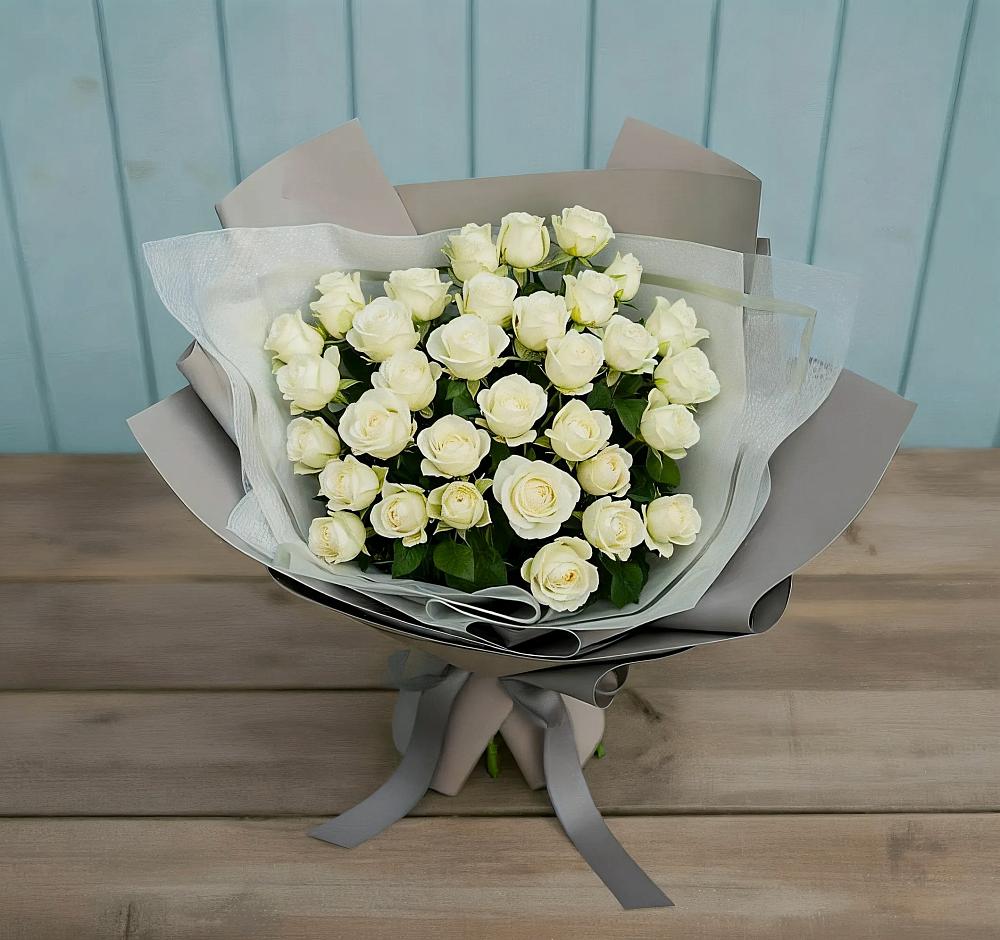 Букет Белоснежная нежность в Токсово