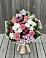 Букет цветов из: Альстромерии, Гвоздики, Розы и Хризантемы в Токсово