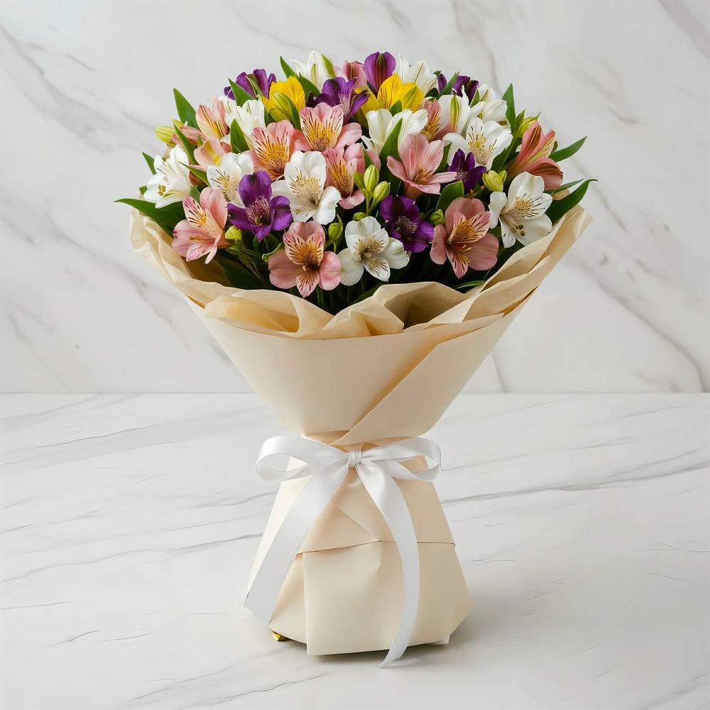 Букет цветов из: Альстромерии в Токсово