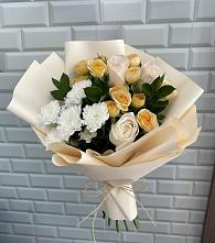 Букет цветов из:  Розы и Хризантемы в Токсово