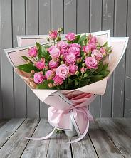 Букет Розовый кустик в Токсово