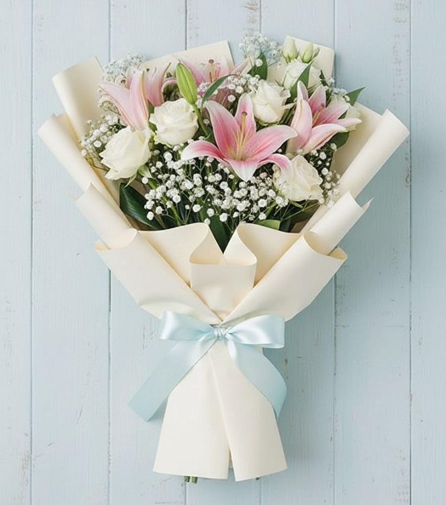 Букет цветов из: Лилии в Токсово