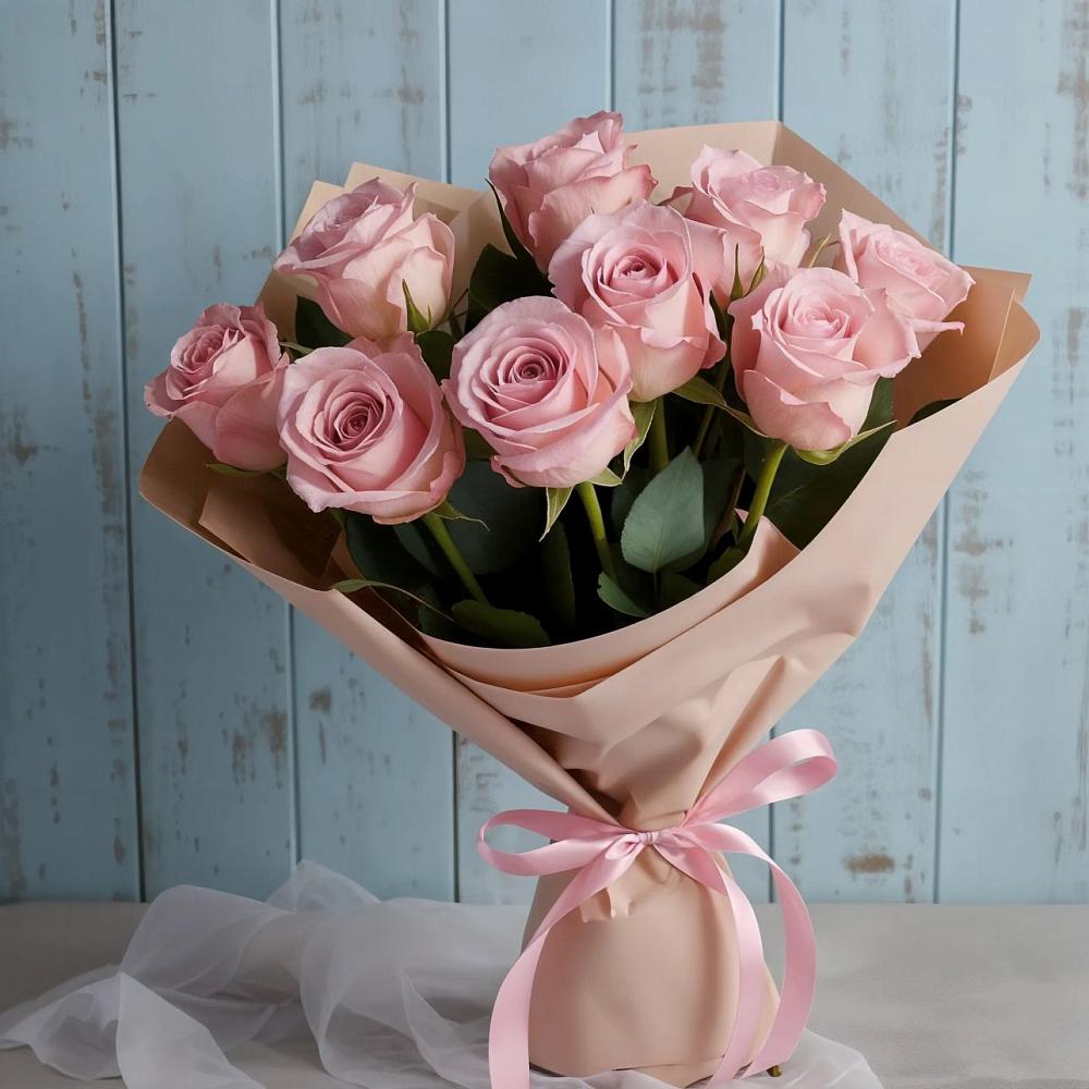 Букет цветов из: Розы в Токсово