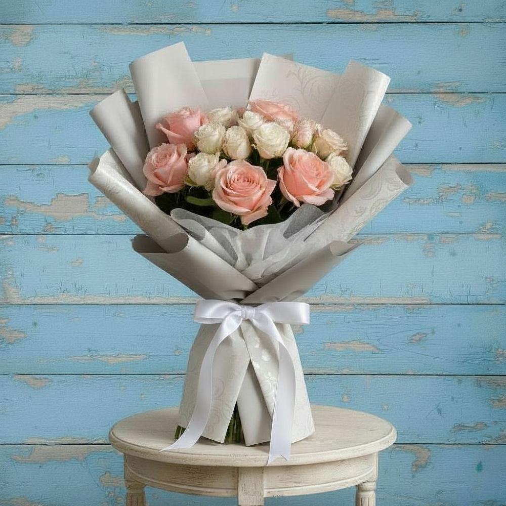 Букет цветов из: Розы в Токсово