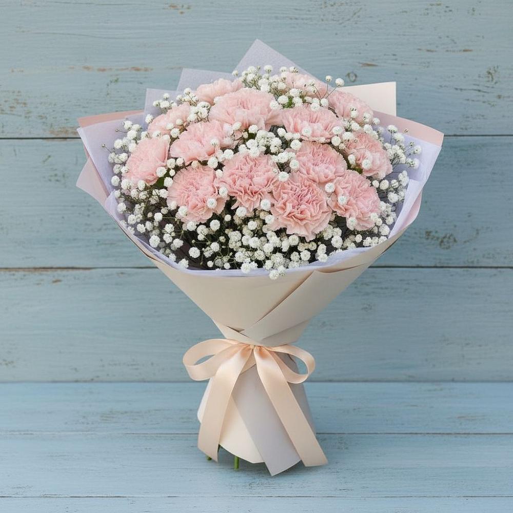 Букет цветов из: Гвоздики в Токсово