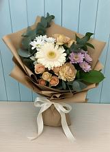 Букет цветов из:  Герберы и Хризантемы в Токсово