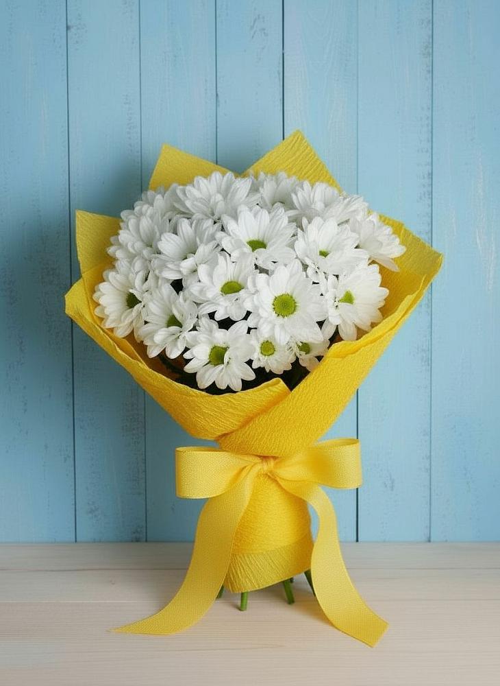 Букет цветов из: Хризантемы в Токсово