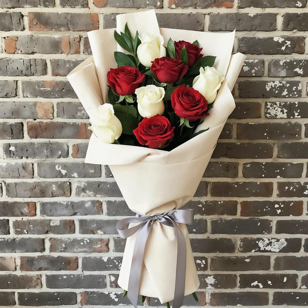 Букет цветов из: Розы в Токсово