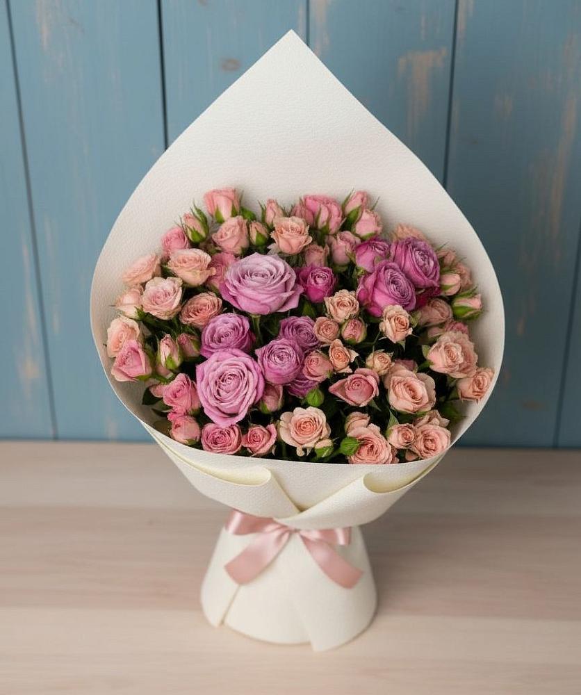 Букет цветов из: Розы в Токсово