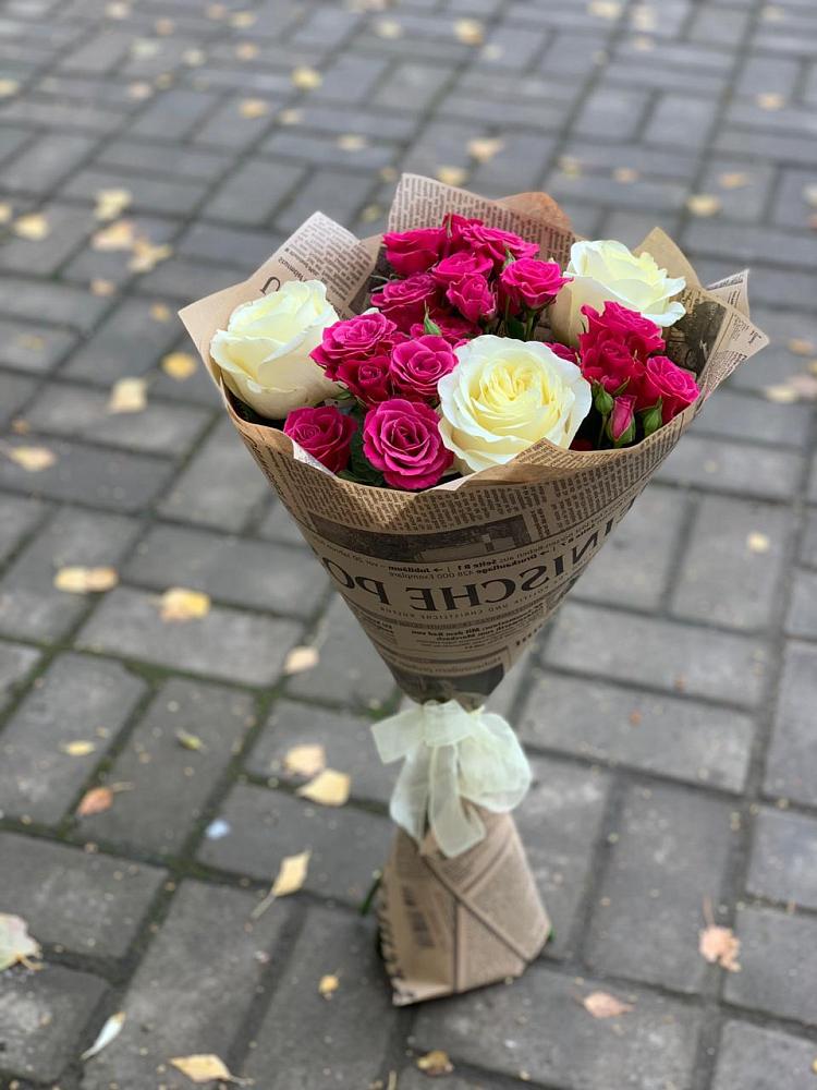 Букет цветов из: Розы в Токсово