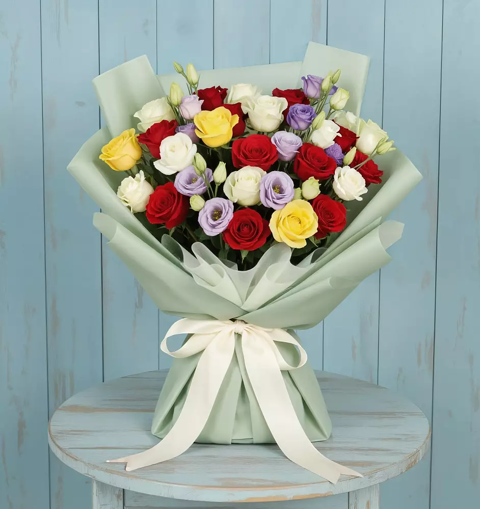 Букет цветов из: Розы в Токсово