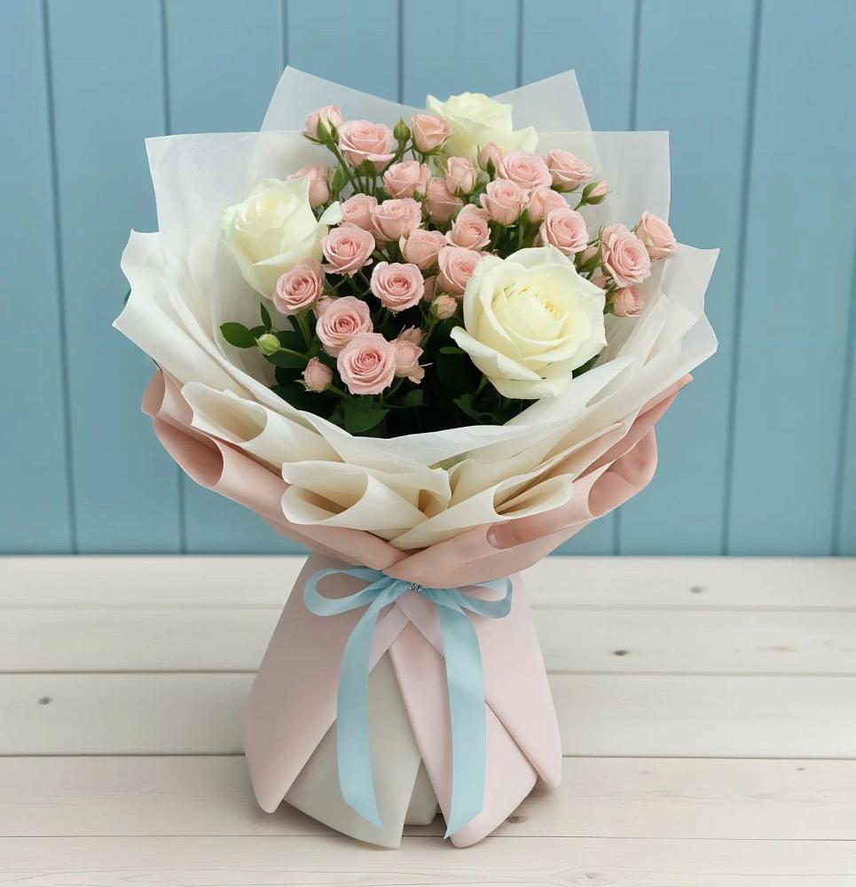 Букет цветов из: Розы в Токсово