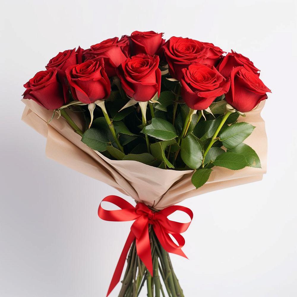 Букет 11 Красных роз Эдлесс Лав в Токсово