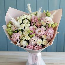 Букет цветов из:  Альстромерии и Розы в Токсово